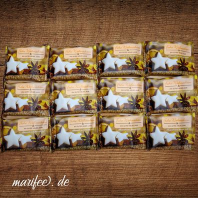 Pflegeseife mit Mandelduft, 12 Stück, Frohe Weihnachten Art.-Nr. 12427