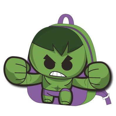 Marvel Hulk Vorschulrucksack – Weicher Plüsch-Rucksack für Jungen & Mädchen