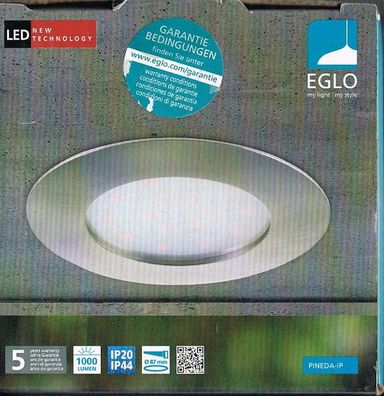 Eglo 96417 Pineda-Ip LED Einbauleuchte 12W Outdoor Neuware