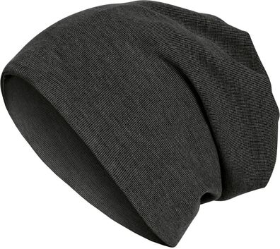 MSTRDS Beanie Rib 2in1 Beanie Black
