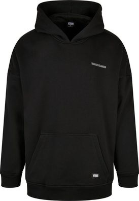Urban Classics Oversized Logo Hoody Black