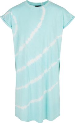 Urban Classics Mädchen Girls Tie Dye Dress Aquablue