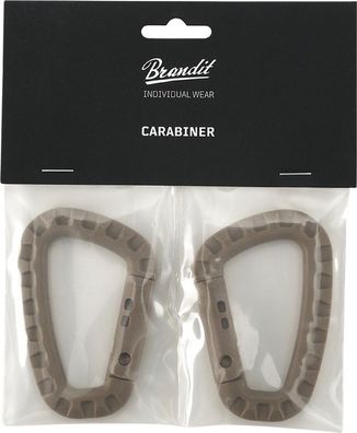 Brandit Herren Befestigung Carabiner 2 Pack