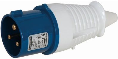 Powermaster Elektrik Zubehör Stecker, 32 A 230 V, 3-polig