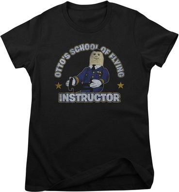 Airplane! Damen T-Shirt Otto's School Of Flying Girly Tee PM-5-AIRPL004