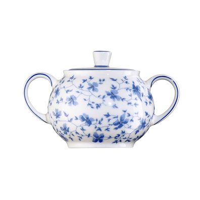 Arzberg Vorteilset 2 Stück Form 1382 Zuckerdose 6 Pers. Blaublüten 41382-607671-14