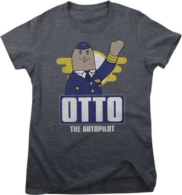Airplane! Damen T-Shirt OTTO The Autopilot Girly Tee PM-5-AIRPL002