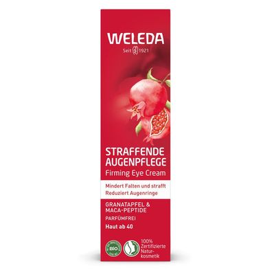 Weleda Augencreme straffend Granatapfel & Maca-Peptide, 12 ml
