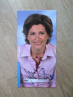 HR Fernsehmoderatorin Petra Theisen - handsigniertes Autogramm!!!