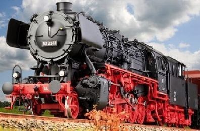 KM1 105006 BR 50 2341 DB IIIb Witte Kabine Dampflok Spur 1