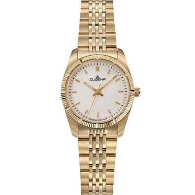DUGENA Damenuhr Paris Edelstahl gold 4461163