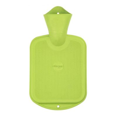 Sänger Naturgummi-Wärmflasche FSC Lamellen 0,8 l grün