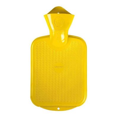 Sänger Naturgummi-Wärmflasche FSC Lamellen 0,8 l gelb