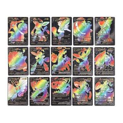 Pokemon Regenbogen Metall Optik Karten Schwarze Edition (PK0811251)