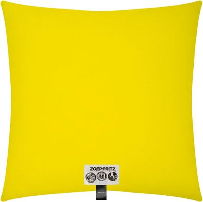 Zoeppritz Trend Soft-Fleece yellow cushion cover 150 65% Polyester, 35% Viscose