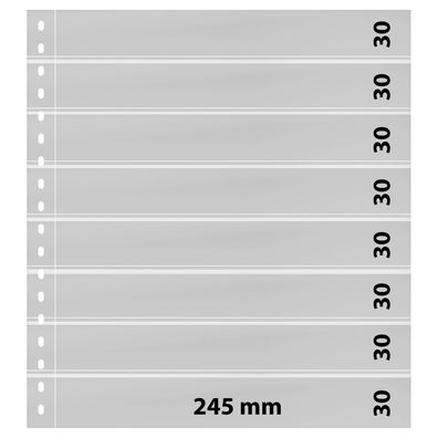 10 Lindner Omnia Einsteckblätter weiss mit 8 Streifen siehe Beschreibung