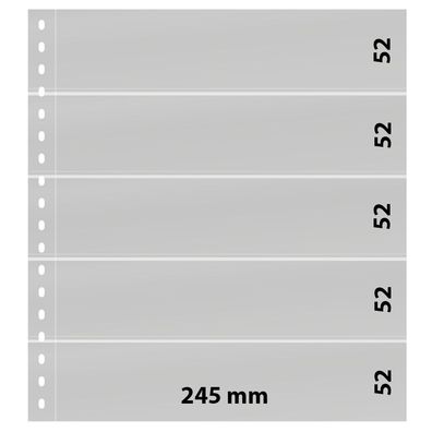 10 Lindner Omnia Einsteckblätter weiss mit 5 Streifen siehe Beschreibung