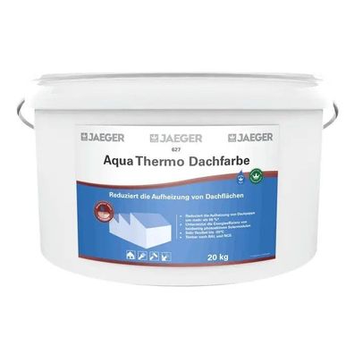 Jaeger 627 Aqua Thermo Dachfarbe 20 kg weiß