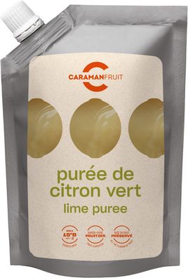 Caramanfruit Limetten-Püree 2x 1kg exotische Zitrusfrucht Frucht-Püree aus Limetten