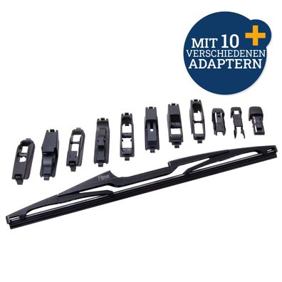 Heckscheibenwischer 33cm mit 10 Adaptern Scheibenwischer Filmer 16286