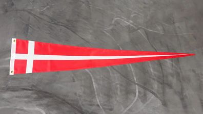 Fahne Flagge Dänemark Dannebrog Wimpel Langwimpel - 30 x 150 cm