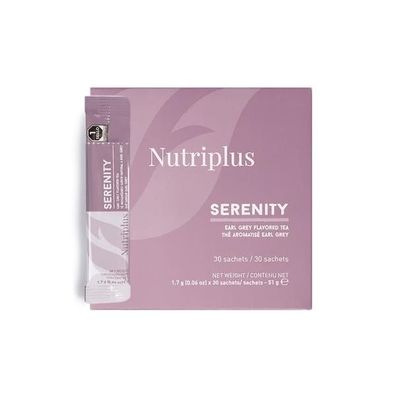 Nutriplus Serenity Kräuterteepulver mit Earl-Grey-Geschmack 30 Sachets
