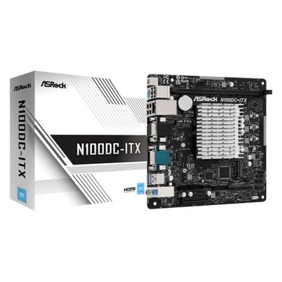 ASRock N100DC-ITX Intel N100 CPU(3,4GHz) mATX HDMI/VGA, DDR4 retail