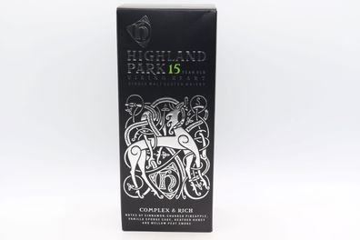 Highland Park 15 Jahre, Viking Heart 0,7 ltr