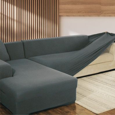 Edlerwohnen Sofabezug Komfort Grau