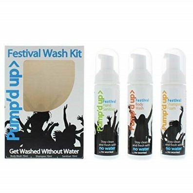 Pumpd Up Festival Wash Kit 3 Stück Geschenkset