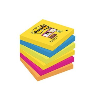 Haftnotiz Post-it Sticky 76x76mm farbig sortiert