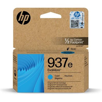 HP EvoMore 4S6W6NE Tintenpatrone cyan No. 937e
