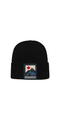 Simple Man Beanie schwarz Herren Dsquared2