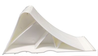 Unterlegkeil Größe 20 - Kunststoff weiß - TÜV geprüft - 800kg Radlast