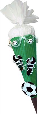 Schultüte Bastelset Fußball grün-weiß von Prell