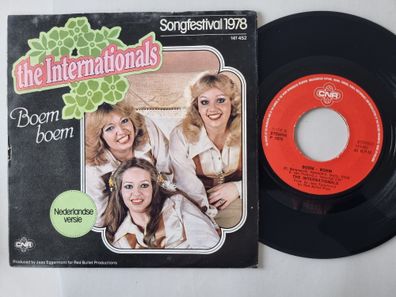 The Internationals - Boem boem/ Boom Boom 7'' Vinyl Holland/ Eurovision 1978