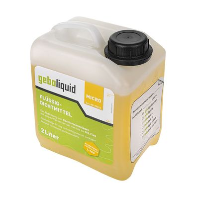 Gebo 75012 Liquid Micro 2l Dichtmittel Flüssigdichtmittel Heizungsdichtmittel für