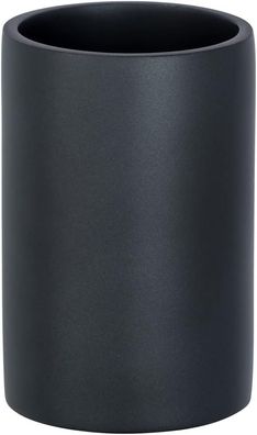 Wenko Zahnputzbecher Modell Ida – anthrazit – ø 7 x 10,5 cm