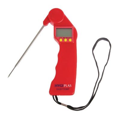 Hygiplas Easytemp Farbcodiertes Rotes Thermometer