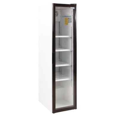 Slimline Flaschenkühlschrank 300 Liter - LED-Innenbeleuchtung, Automatische Abtauung