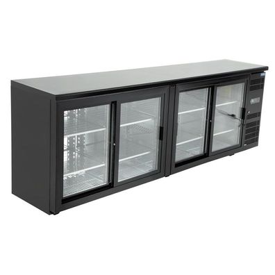 Gastronomie Polar Serie U 4-Türiger Barkühlschrank 698L