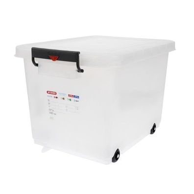 Vorratscontainer-Behälter 379X530X396mm (Mit Rollen) (50 L)
