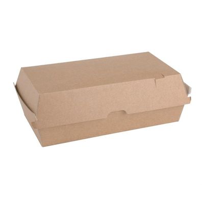 Fiesta Compostable Kompostierbare Menüboxen Mit Klappdeckel Aus Kraftpapier Groß