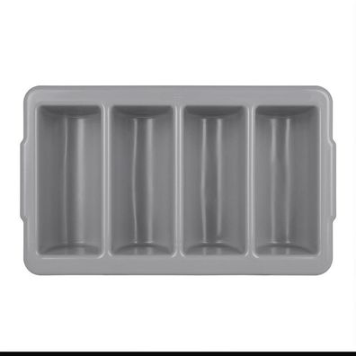 Olympia Kristallon Stapelbarer Besteckkasten 4 Fächer