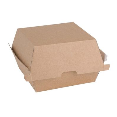 Fiesta Compostable Kompostierbare Hamburgerboxen Kraft Klein (200 Stück)