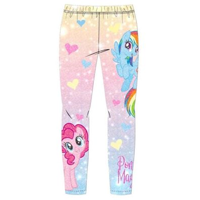 Kinder Leggings My Little Pony Motiv mit Glitzer, Größe 98-128 - Größe: 98