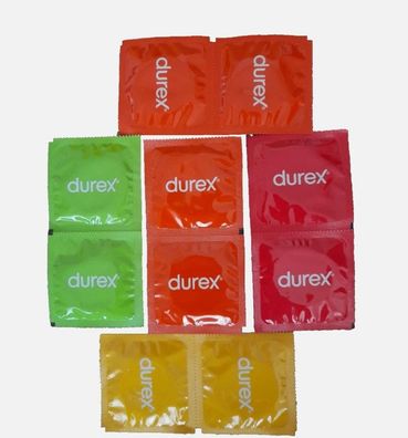 6 Stück Kondome DUREX -GENUSSFRÜCHTE