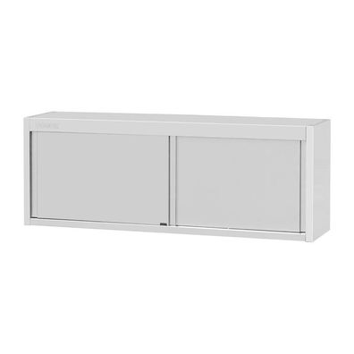 Vogue Hängeschrank 1800x650x400mm mit Schiebetüren aus Edelstahl