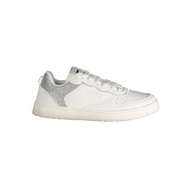 Gas White Polyester Women Sneaker