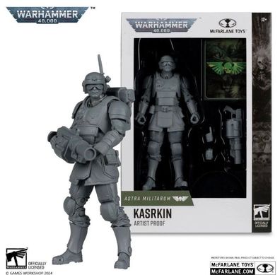 Warhammer 40k Cadian Kasrkin Artist Proof Astra Militarum Actionfigur NEU & OVP